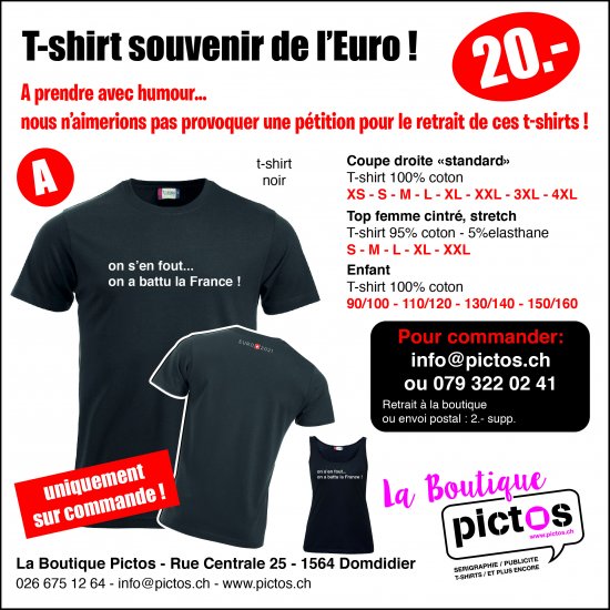 Image T-shirt souvenir de l'euro !